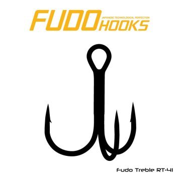 Fudo 2211 Treble RT Üçlü Black Nikel İğne