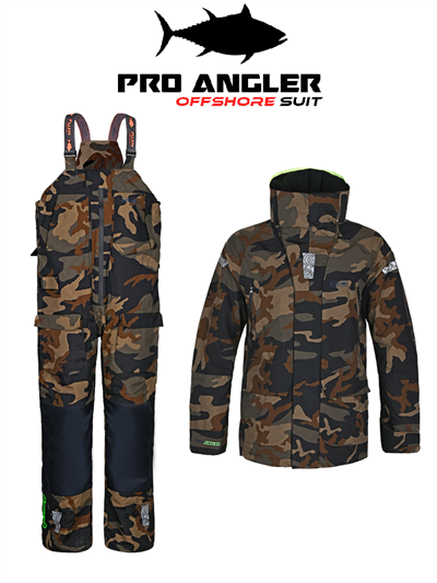 Fujin Pro Angler Off Shore Suit Camo Navy