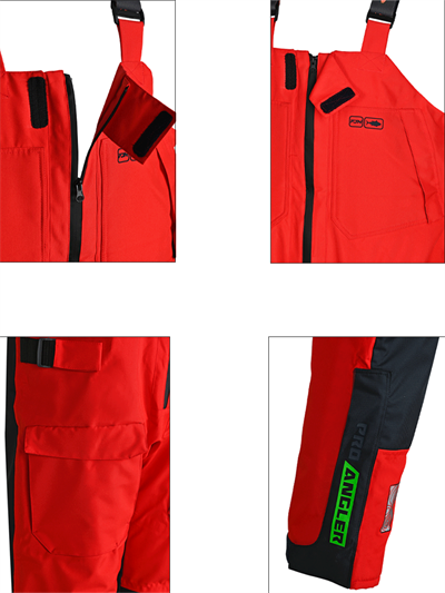 Fujin Pro Angler Off Shore Suit Red Navy