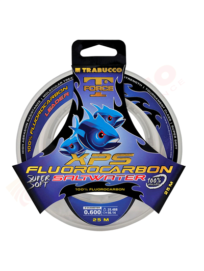 Trabucco T-Force Fluorocarbon Leader SW 25mt Lider Misina