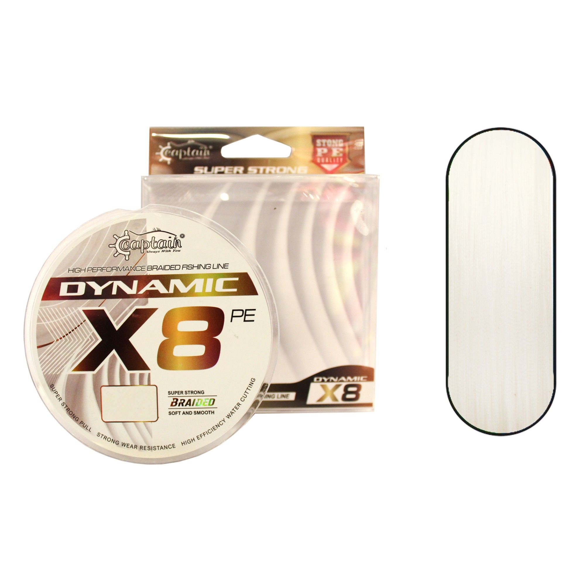 Captain Dynamic Soft PE 8 Örgü Spin İp Misina 150mt Beyaz