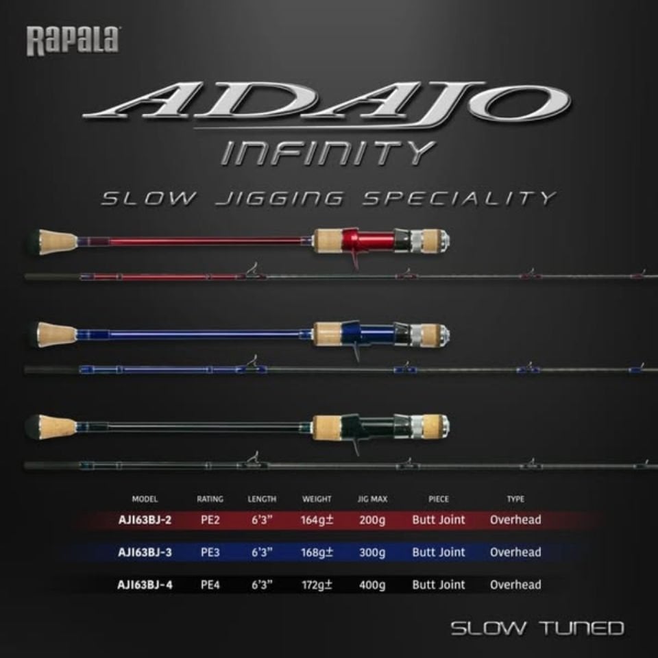 Rapala Adajo İnfinity Slow Jig Kamışı