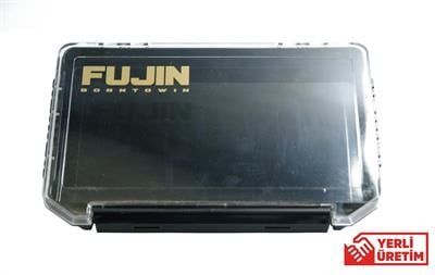 Fujin Tackle Box 30PC İnce Maket Balık Kutusu Siyah