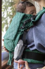 Standart Toddler Beden Kanguru - Herringbone Emerald