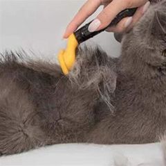 BUFFER® 10 cm Kedi Köpek Tarağı Fırçası Tüy Alıcı Toplayıcı Tarak Fırça
