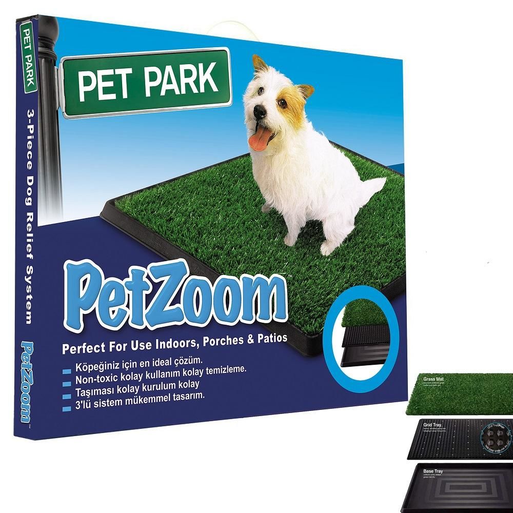 CLZ192 Pet Zoom Pet Park Köpek Tuvaleti 64 Cm X 51cm X 3.8 Cm