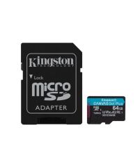 Kingston 64GB microSDXC Canvas Go Plus 170R A2 U3 V30 Card + ADP