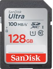 SanDisk Ultra 128GB SDXC Memory Card 100MB/s