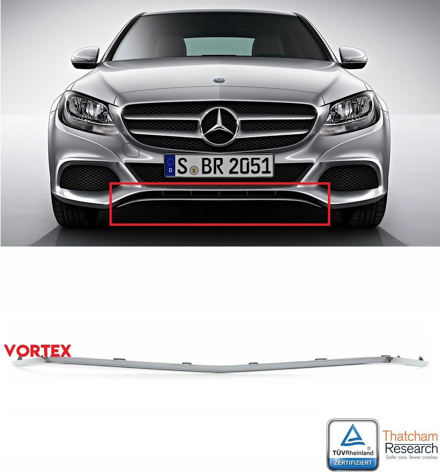 MERCEDES - ÖN TAMPON ALT NİKELAJI (COMFORT) W205 2014- - 2058853123