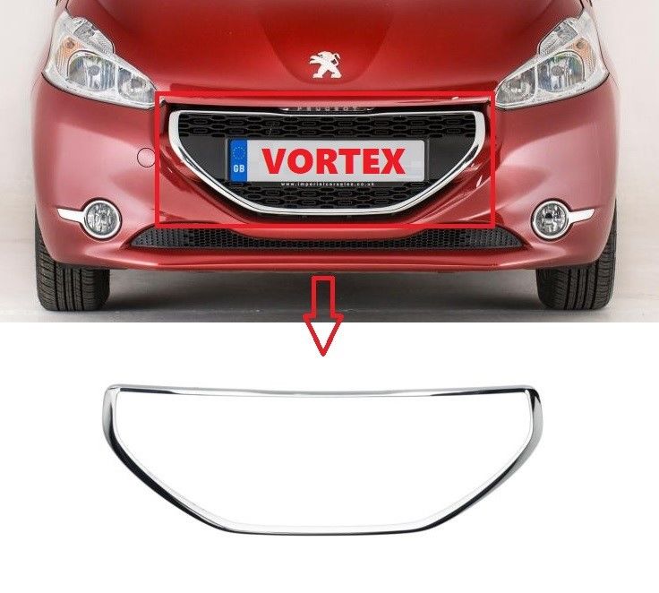 PEUGEOT - ÖN PANJUR NİKELAJI ( ÇERÇEVE ) PG 208 2012- - 1608112180