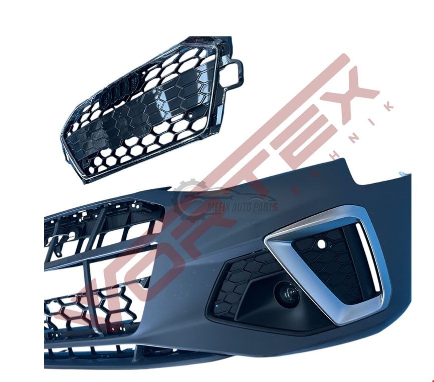 AUDİ - ÖN TAMPON SET S-LİNE (KROM PANJURLU) A4 2020- - 8W0807065TsetK