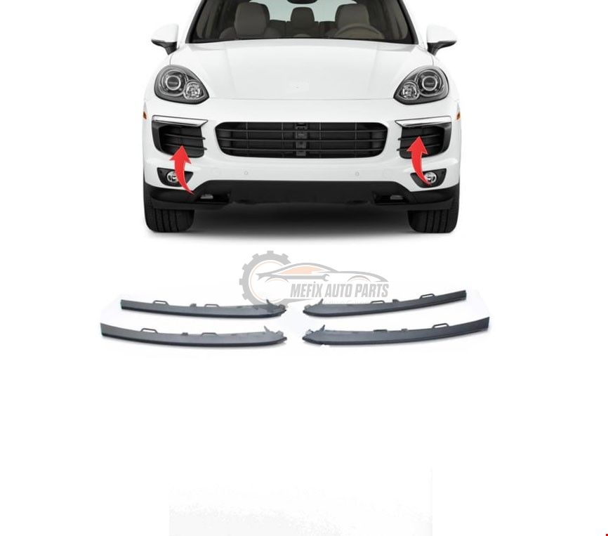 PORSCHE - ÖN TAMPON IZGARASI GRİ ÇITA 4 PARÇA PANAMERA 2015- -
