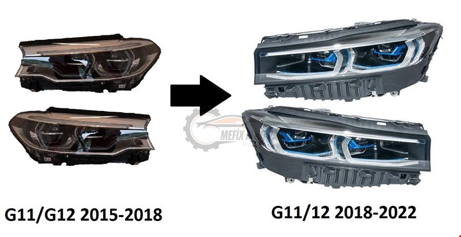 BMW - G11/G12 MAKYAJLI KASA DÖNÜŞÜM LAZER FAR SETİ 2018- -