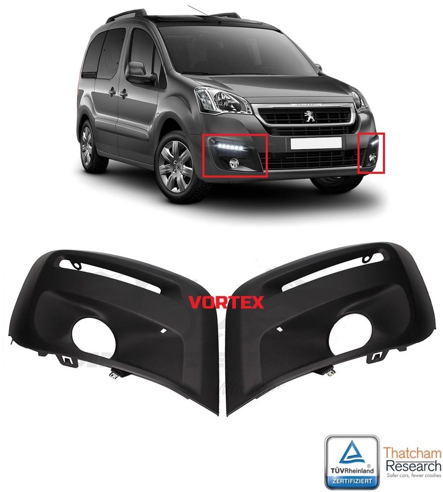 PEUGEOT - SİS FAR KAPAĞI ( SİSLİ RH+LH SET ) PARTNER 2015- - 1613564680