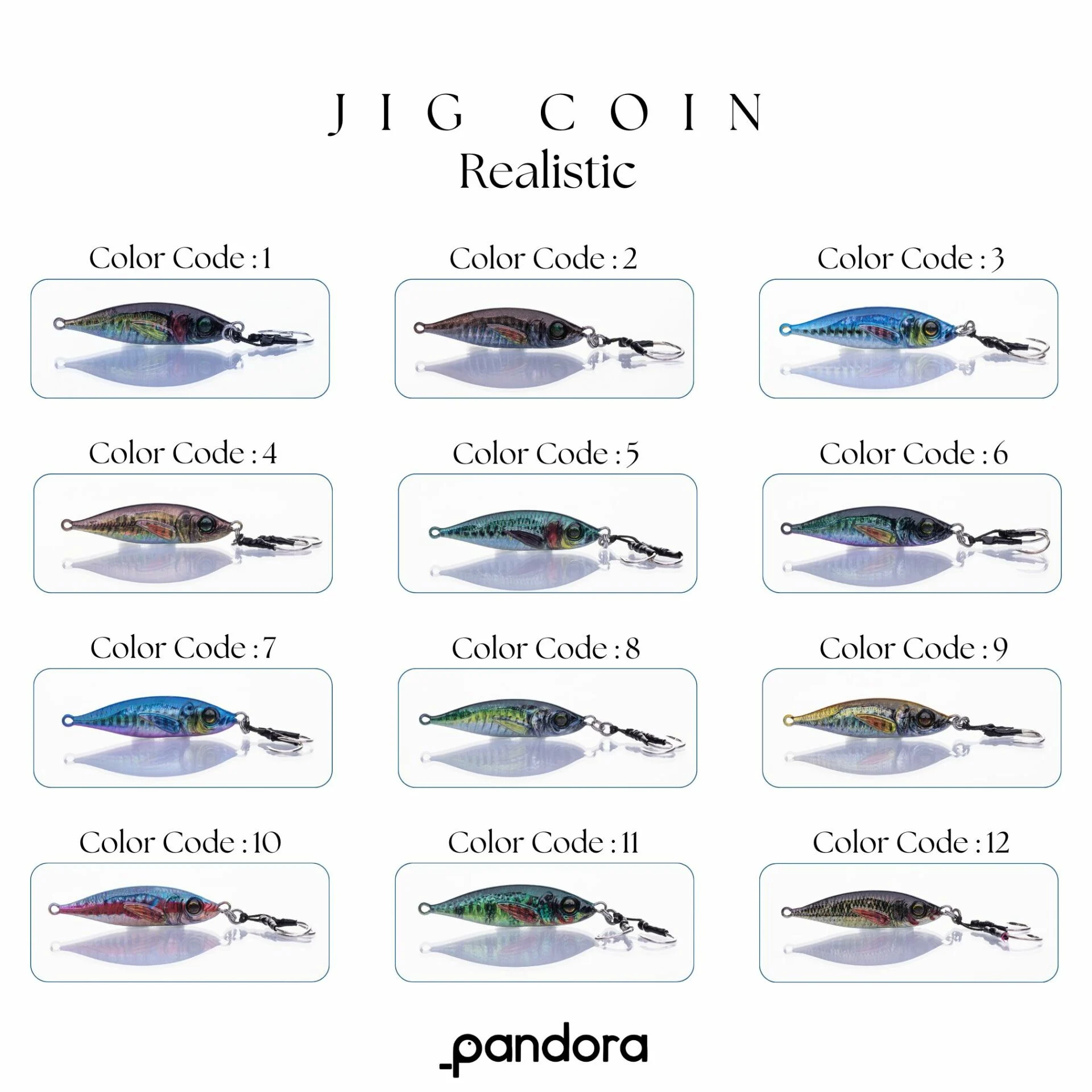 Pandora Jig Coin Realistic 10gr