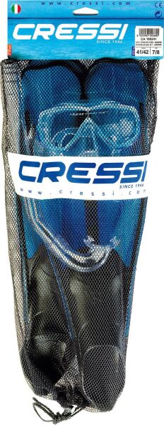 Cressi Rondinella Palet Maske Şnorkel Seti