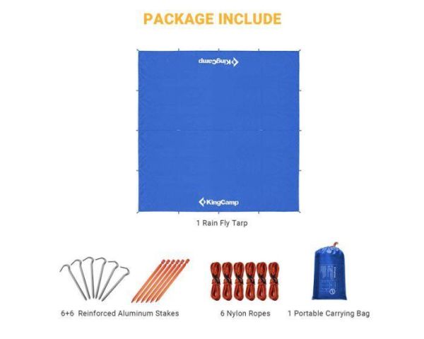 KingCamp Rimini Waterproof Sunshade Tarp (L) Güneşlik