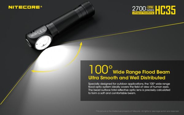 Nitecore HC35 2700 Lümen Fener