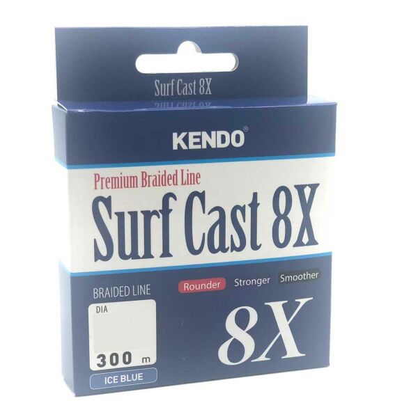 Kendo Surf Cast 8X Fighting ( Ice Blue ) Örgü İp Olta Misinası 300mt