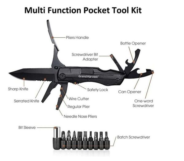 Grand Harvest GHK-PL101 Foldable Multi Tool