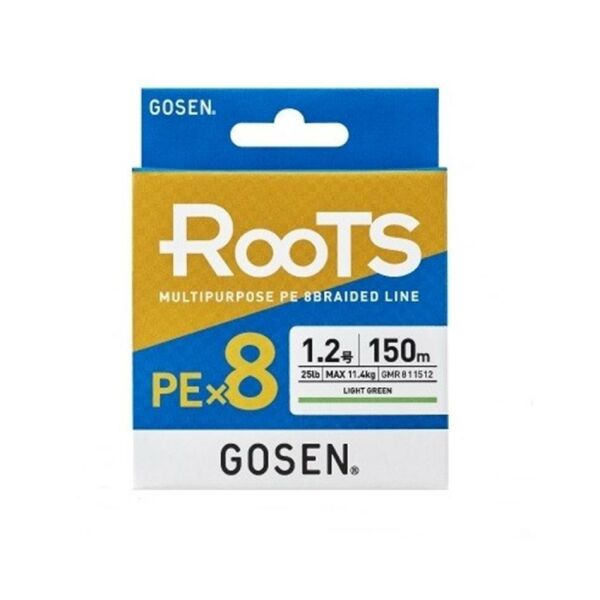 Gosen X8 Roots PE 8 Örgü Spin İp Misina 150mt