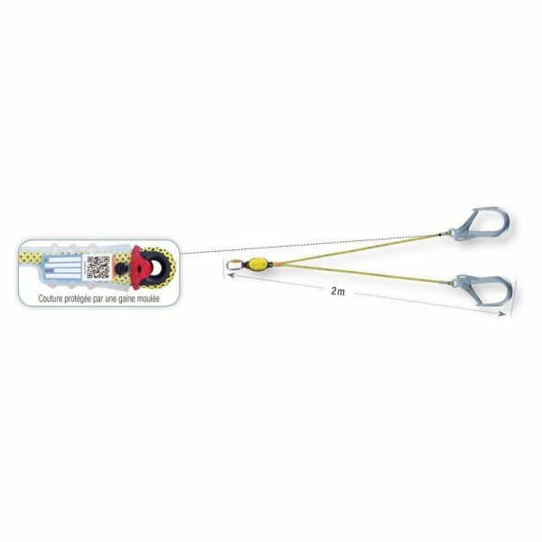 Beal Longe Dynapro Air V Hook XL 200 cm Lanyard