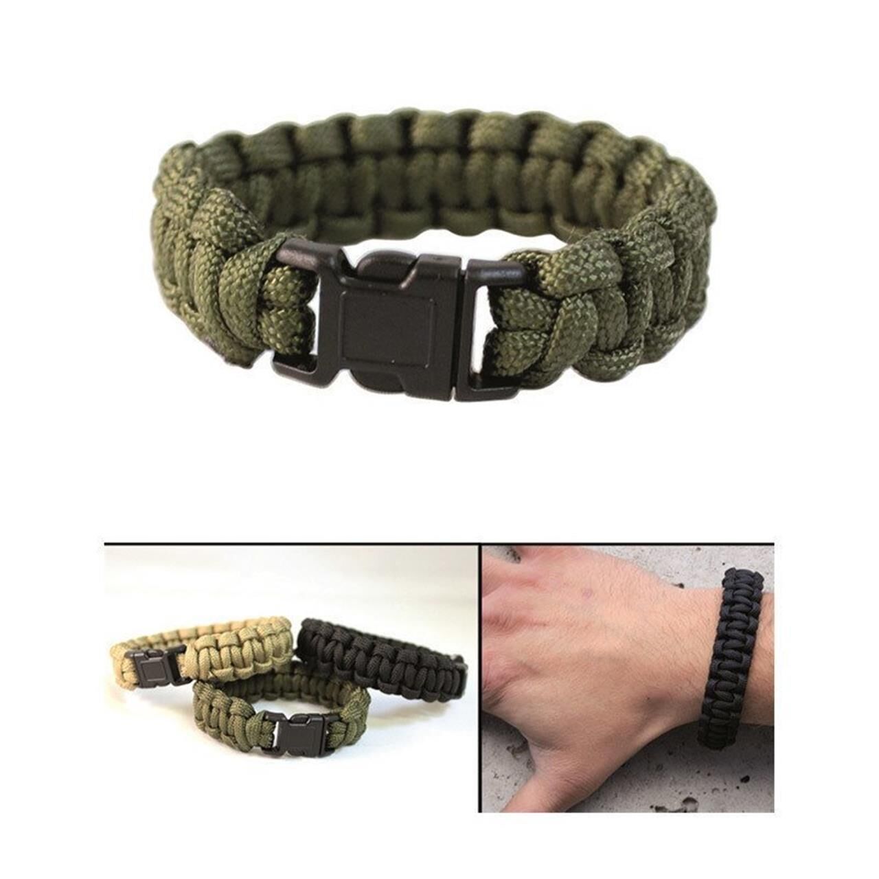 Sturm 22 mm Bileklik Yeşil Paracord