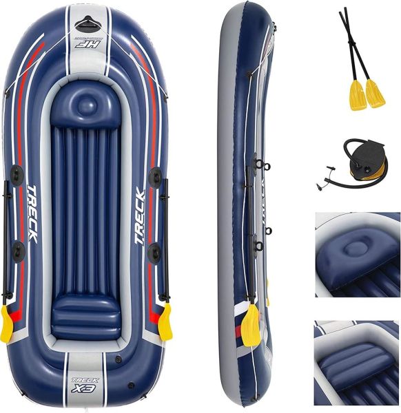 Bestway Hydro-Force Treck X3 Raft Şişme Bot Set