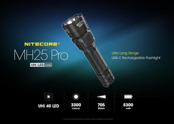 Nitecore MH25 Pro 3300 Lümen El Feneri