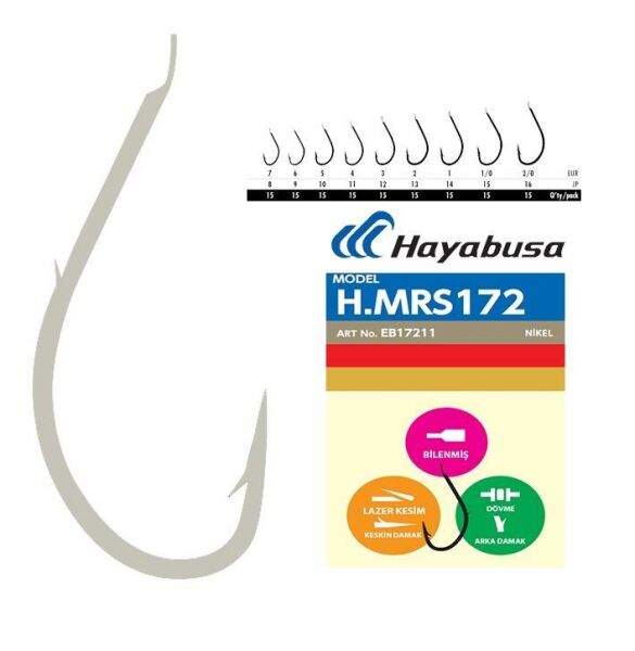 Hayabusa HMRS172 Hooks Nickel Olta İğnesi