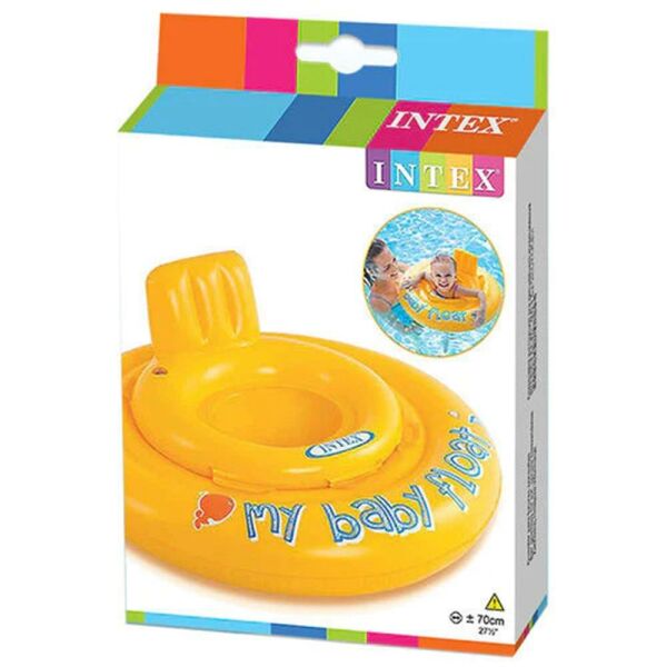 İntex Sarı Bebe Flatörü 70 cm |6-12Ay|