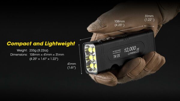 Nitecore TM12K 12000 Lümen El Feneri