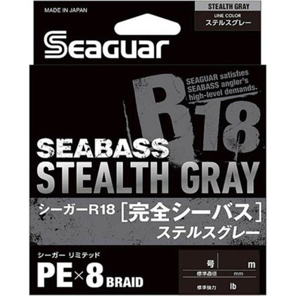 Seaguar Stealth Gray PE 8 Örgü Spin İp Misina Gri 150 mt