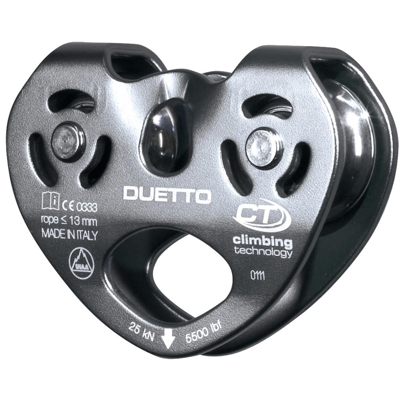 Climbing Technology Duetto Çiftli Makara 25 KN 13 MM