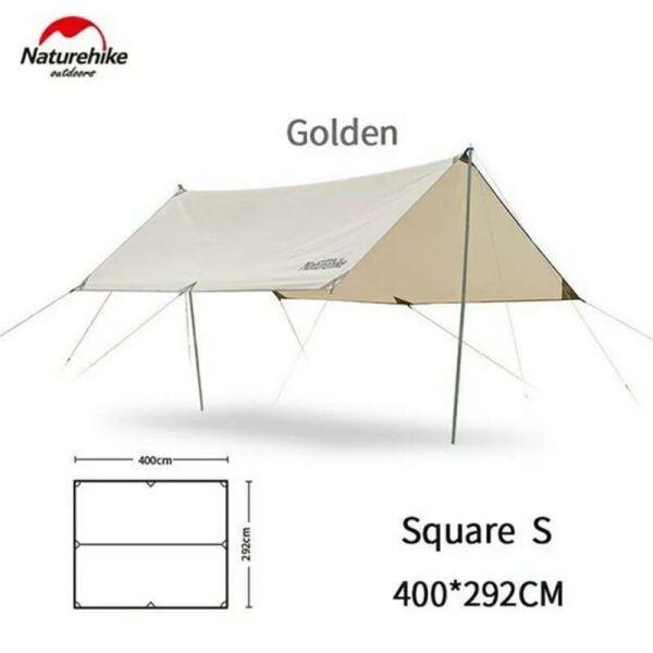 Naturehike Square Glamping 3x4 mt Tarp [Güneş ve Rüzgar Koruma Tentesi]