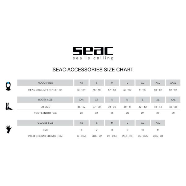 Seac Sub Standart Çorap 2.5 mm