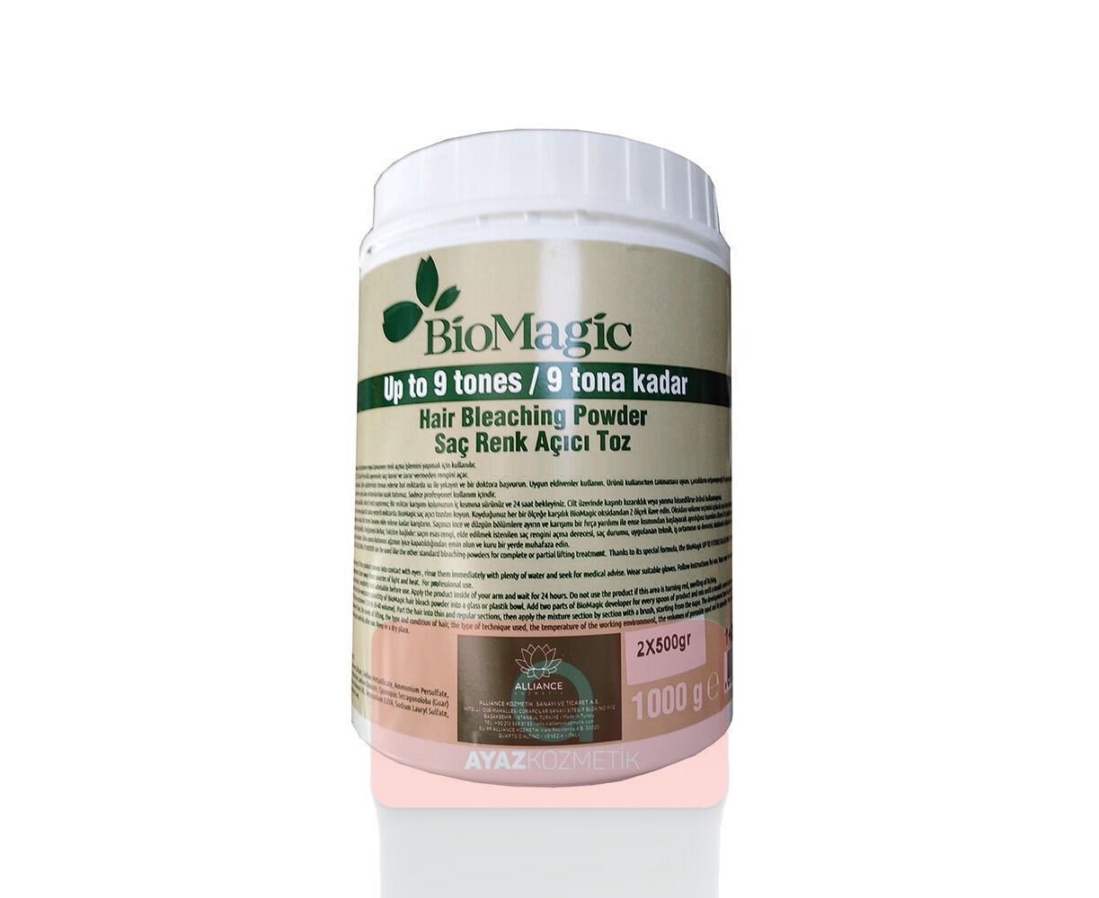 Biomagic Hair Bleaching Powder - Bağ Güçlendirici Toz Açıcı 2x500 Ml.