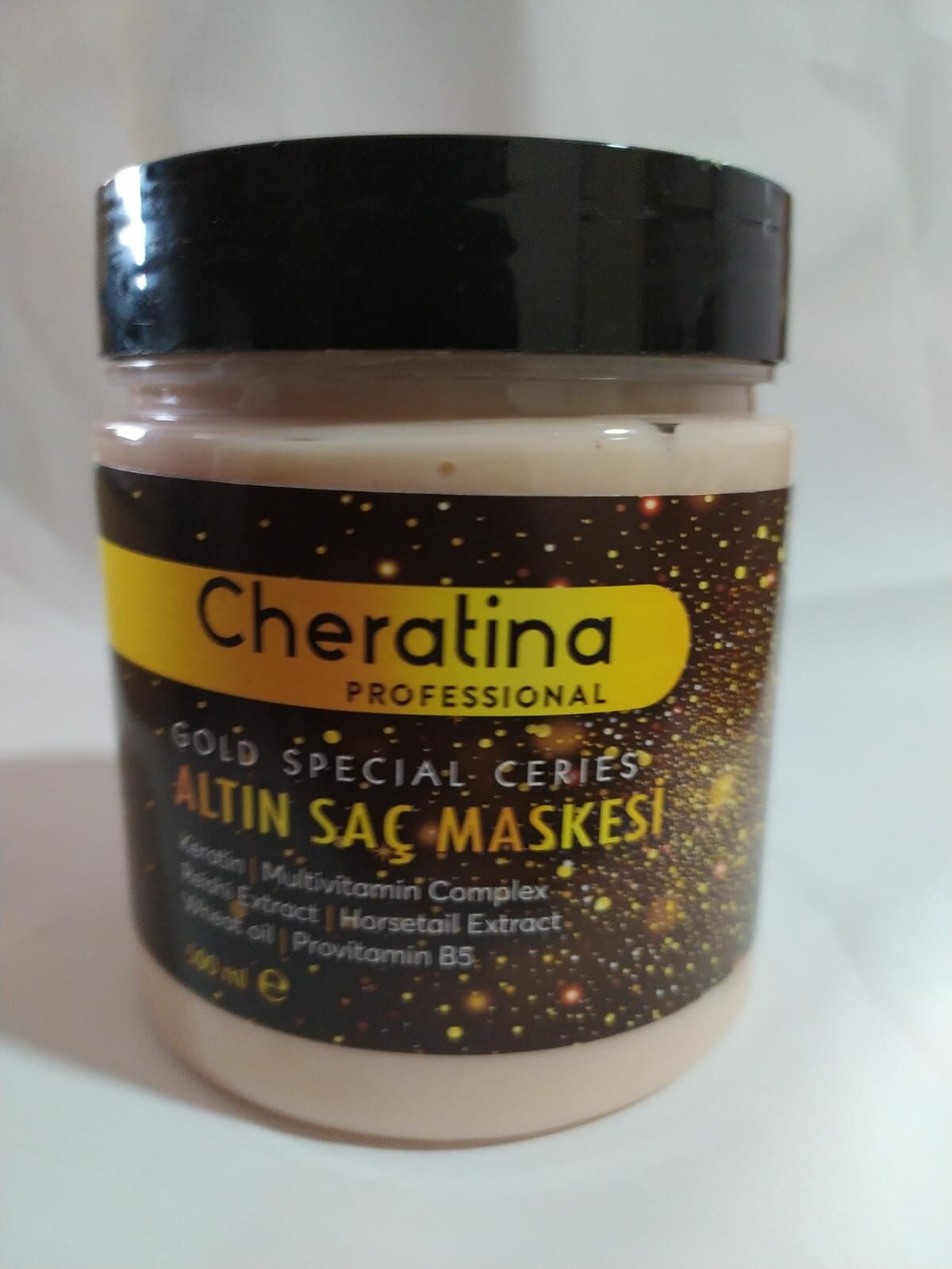 Cheratina Gold Special Altın Saç Maskesi  500 Ml.