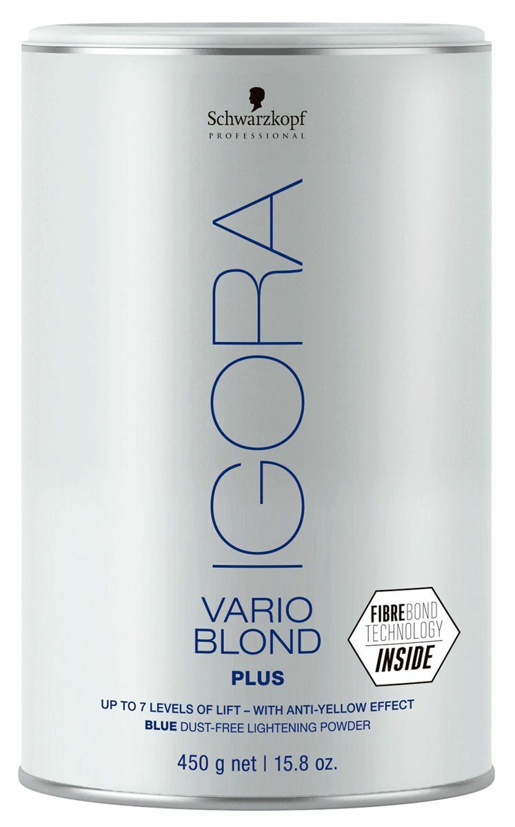 Schwarzkopf Vario Blond Plus - Bağ Güçlendirici Mavi Toz Açıcı 450 Gr.