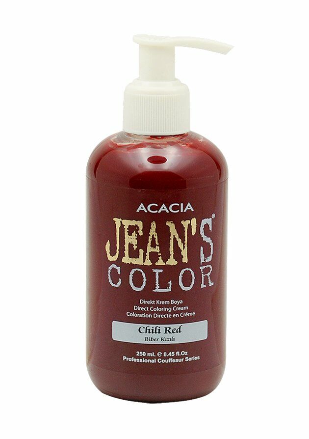 Jean’s Color Su Bazlı Amonyaksız Saç Boyası 250 Ml. - Biber Kızılı