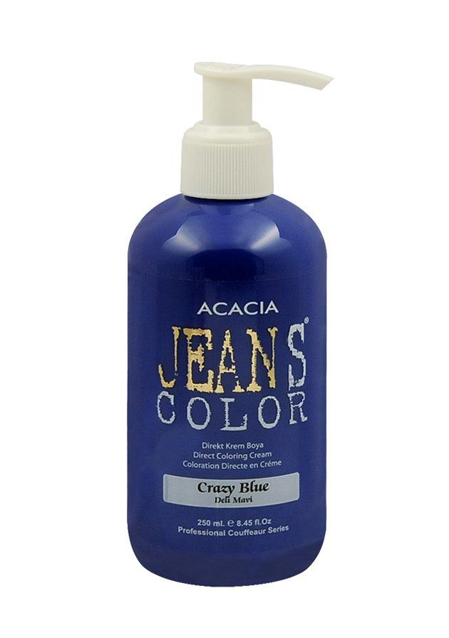 Jean’s Color Su Bazlı Amonyaksız Saç Boyası 250 Ml. - Deli Mavi