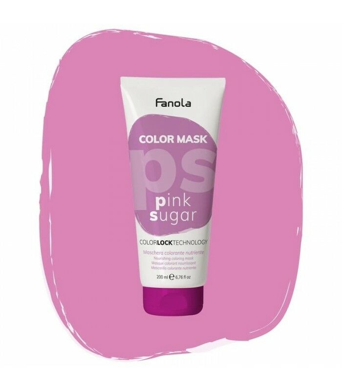 Fanola Color Mask - Besleyici ve Renklendirici Bakım Maskesi 200 Ml. - Pink Sugar