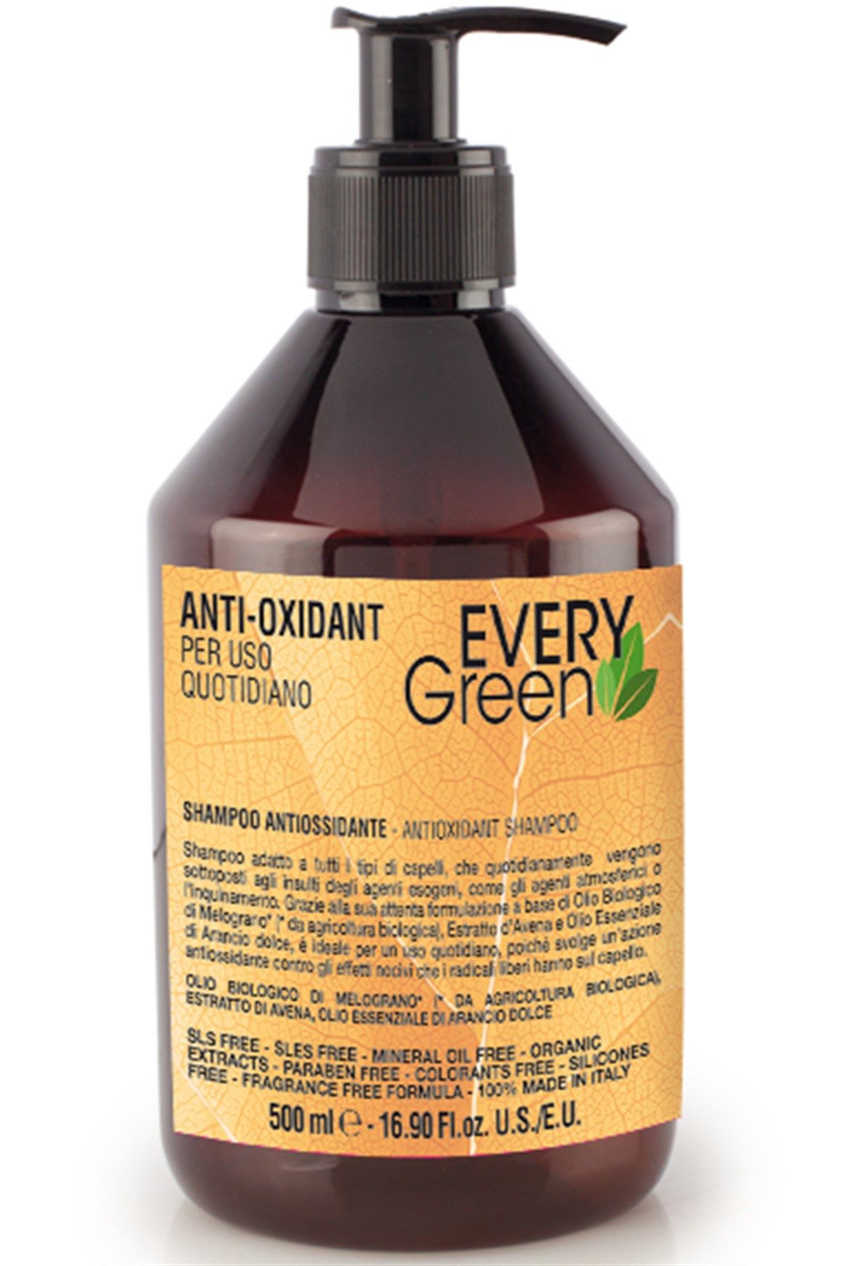 EveryGreen Anti Oxidant Shampoo - Tüm Saçlara Yenileyici Bakım Şampuanı 500 Ml.