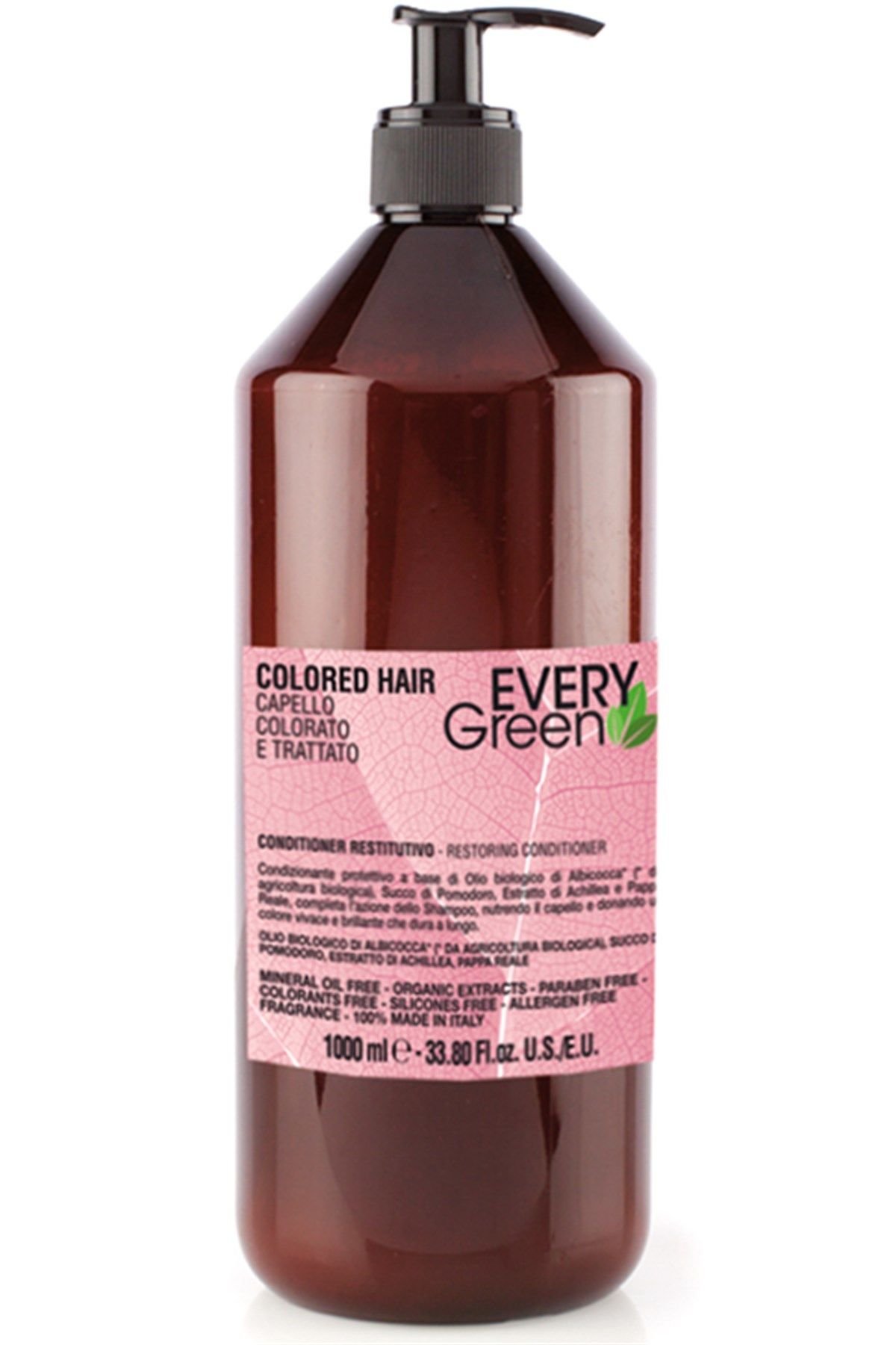 EveryGreen Colored Hair Restoring Conditioner - Boyalı Saçlara Özel Bakım Kremi 1000 Ml.