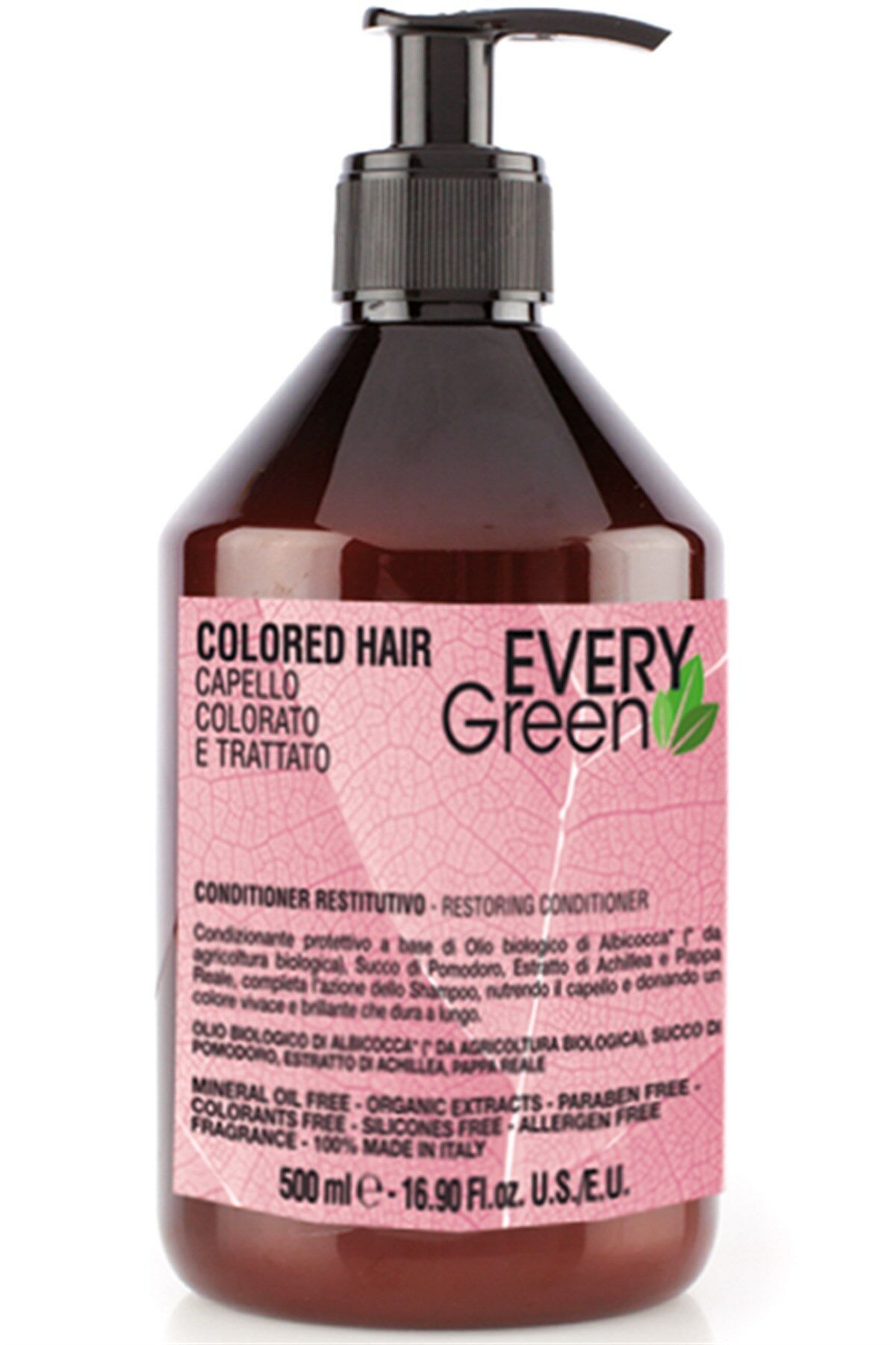 EveryGreen Colored Hair Restoring Conditioner - Boyalı Saçlara Özel Bakım Kremi 500 Ml.