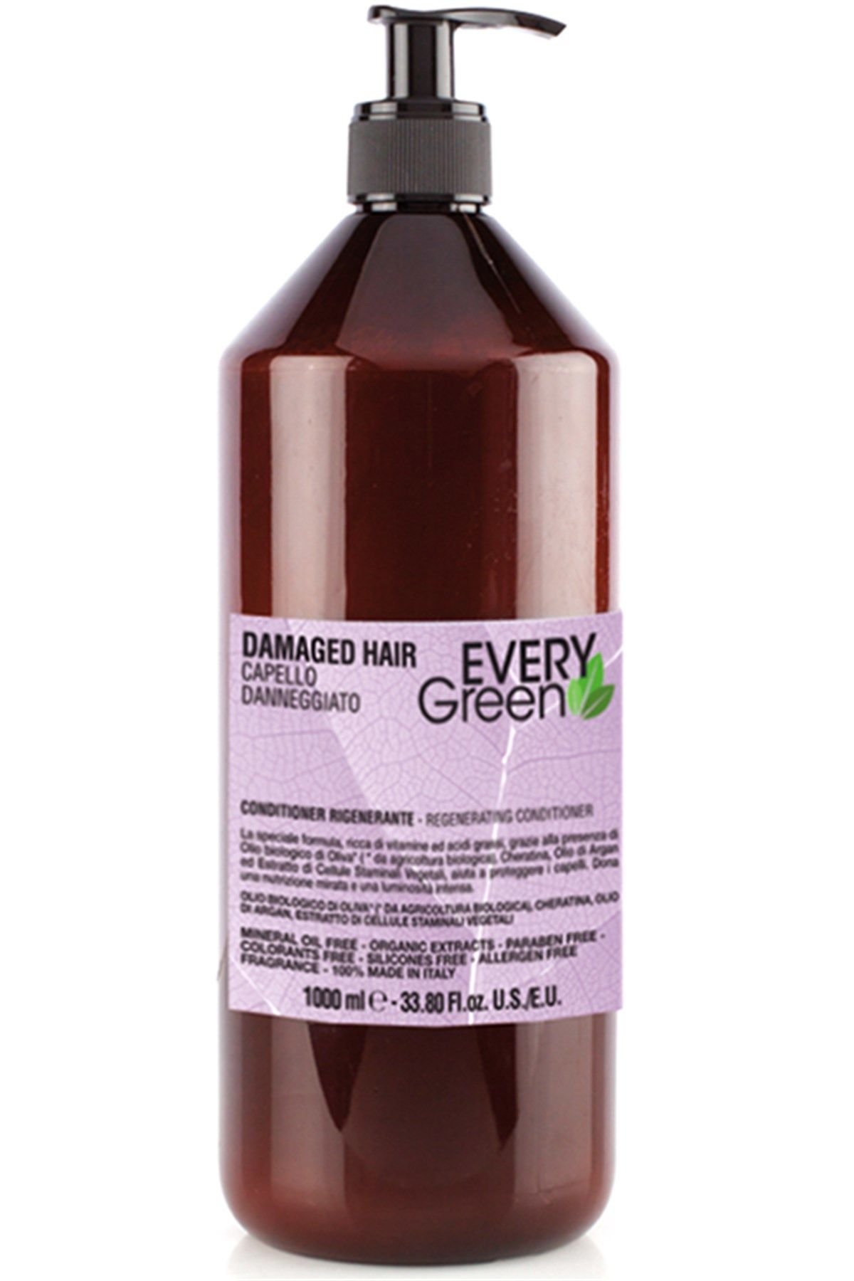 EveryGreen Damaged Hair Regenerating Conditioner - Yıpranmış Saçlara Özel Bakım Kremi 1000 Ml.