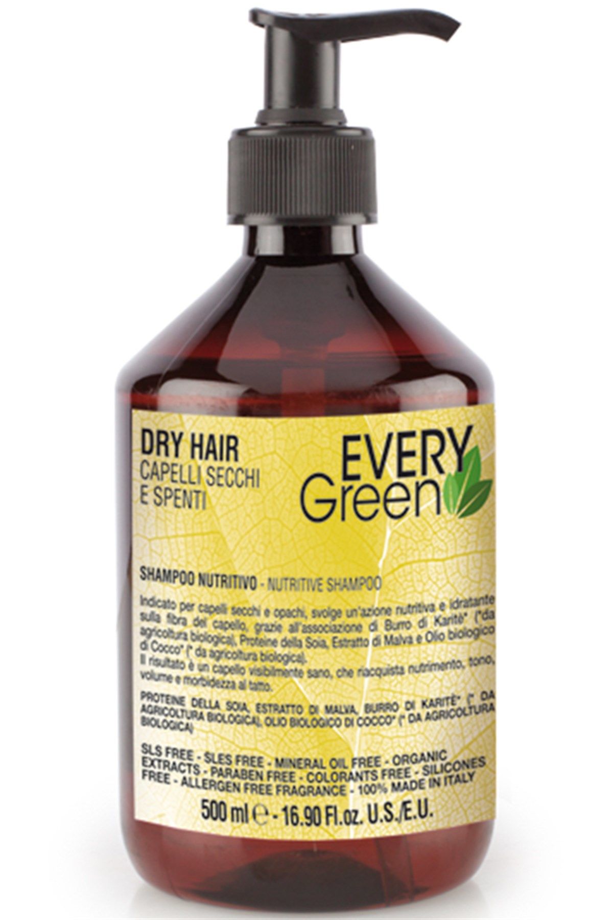 EveryGreen Dry Hair Nutritive Shampoo - Kuru Saçlara Özel Bakım Şampuanı 500 Ml.
