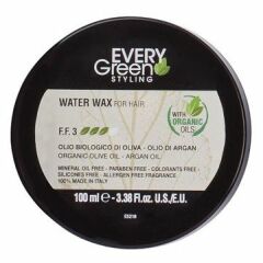 EveryGreen Water Wax - Parlak Görünüm - Argan Yağlı - Şekillendiri Krem 100 Ml.