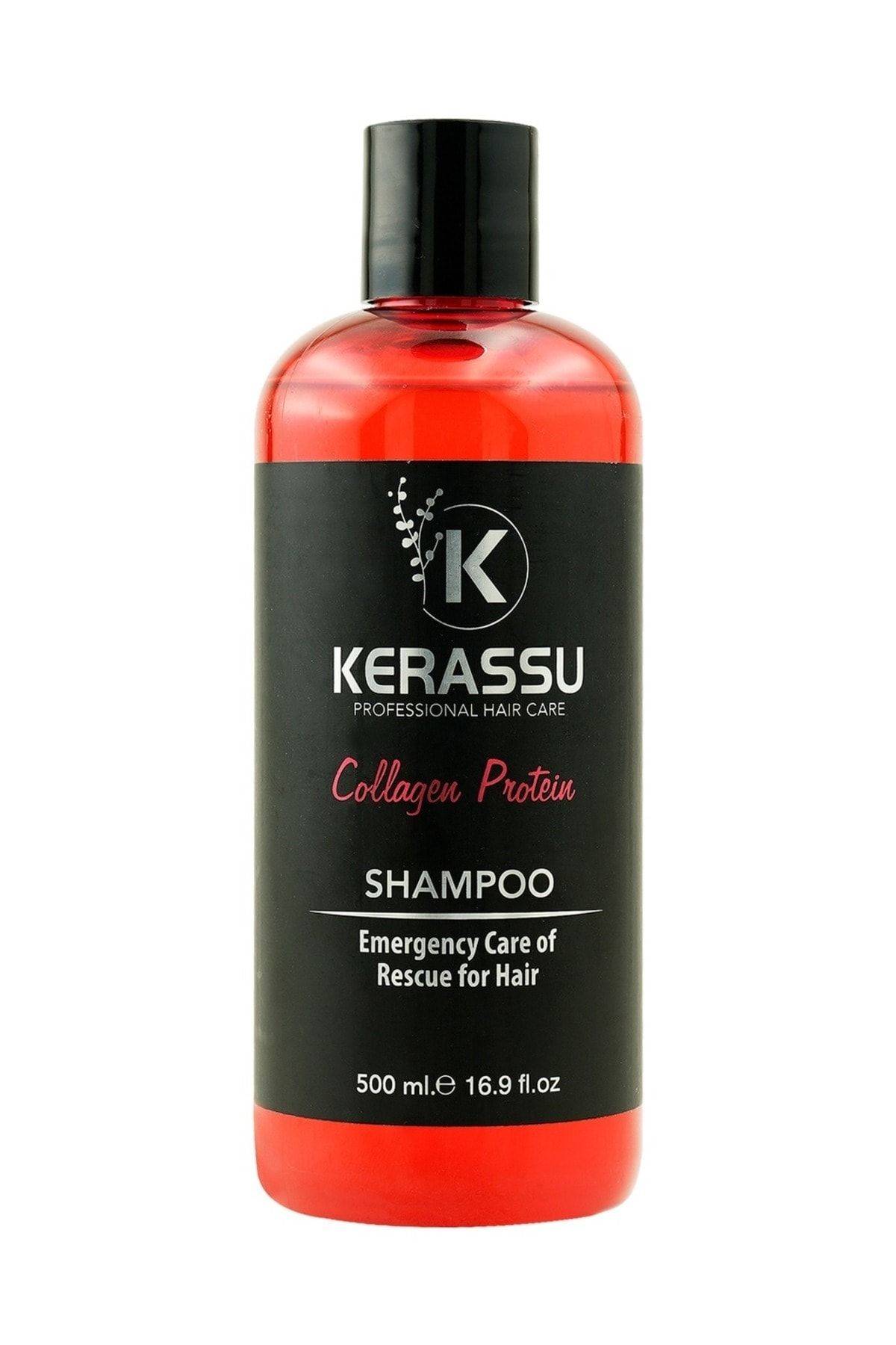 Kerassu Collagen Protein Shampoo - Yıpranmış Saçlar için Onarıcı Colagen Şampuan 500 Ml.