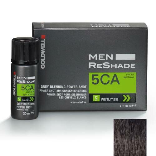 Goldwell Men ReShade - Erkeklere Özel Beyazlayan Saçlar İçin Renklendirici Köpük 4x20 Ml. - 5CA